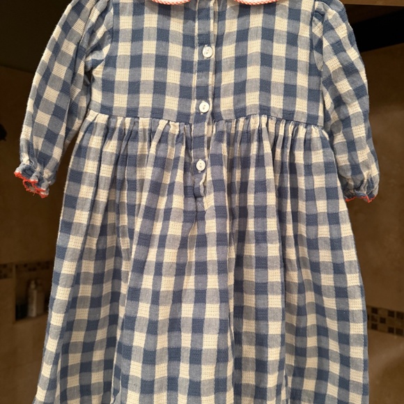 Smockingbird Thanksgiving Cornucopia Dress -“frances” monogram - Picture 3 of 4